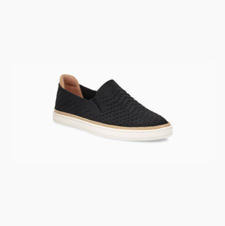 UGG Sammy Chevron Black Sneakers for Women (PCUD53798)